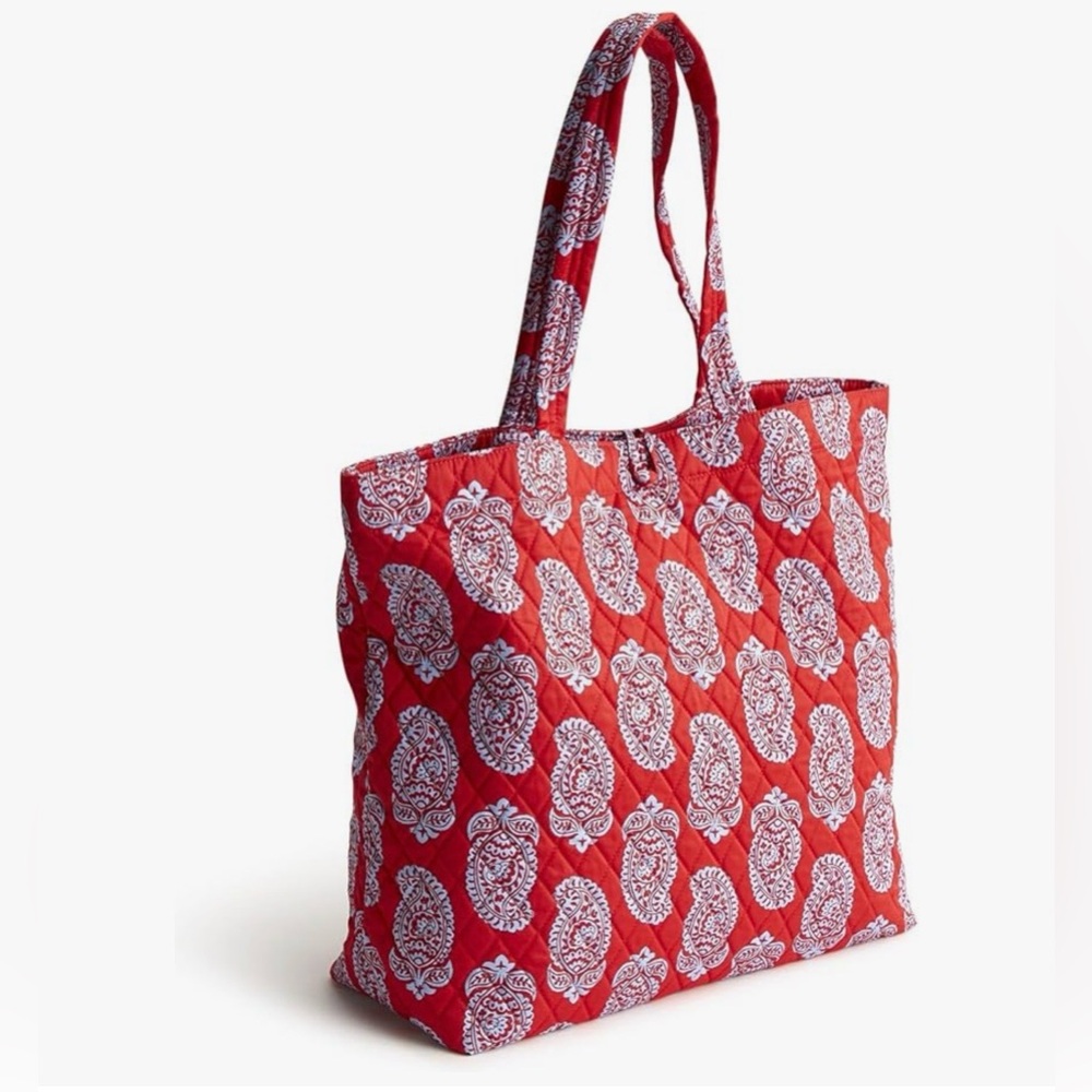 Vera Bradley Women's Cotton Original Large Tote in paisley red